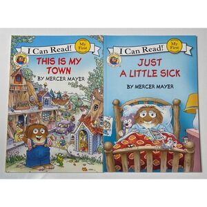 I Can Read! Little Critter This Is‎ My Town & Just A Little Sick Books